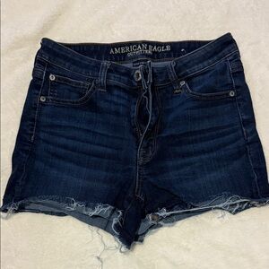 American Eagle Outfitters Women's Deep Indigo Jean Shorts